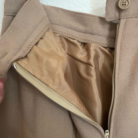 Bundle of 3 Vintage A-Line Skirts | Dark Academia | Neutral Brown, Tan, Grey - Picture 4 of 15